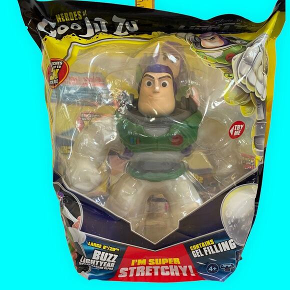 Heroes of Goo Jit Zu Disney Pixar Buzz Lightyear Stretches up to 3x His Size - Picture 2 of 12